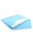 Mapa plastic Office box A4+, prindere tip arici, in V, albastru